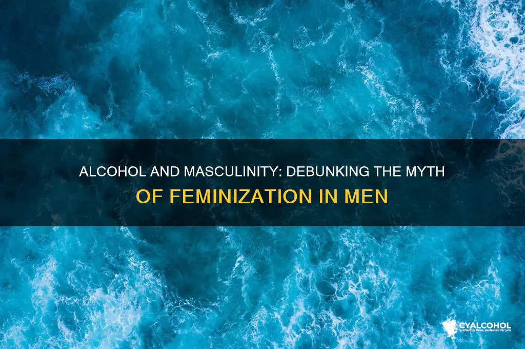 does alcohol feminize men