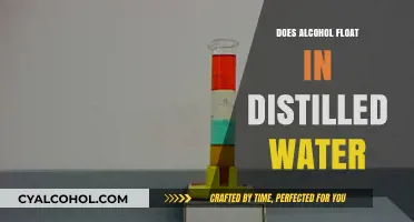 Does Alcohol Float in Distilled Water? Unveiling the Science Behind It