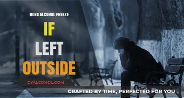 Will Alcohol Freeze if Left Outside? Exploring the Science Behind It