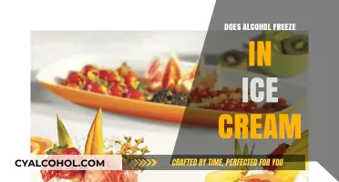 Can Alcohol Freeze in Ice Cream? Exploring the Science Behind It