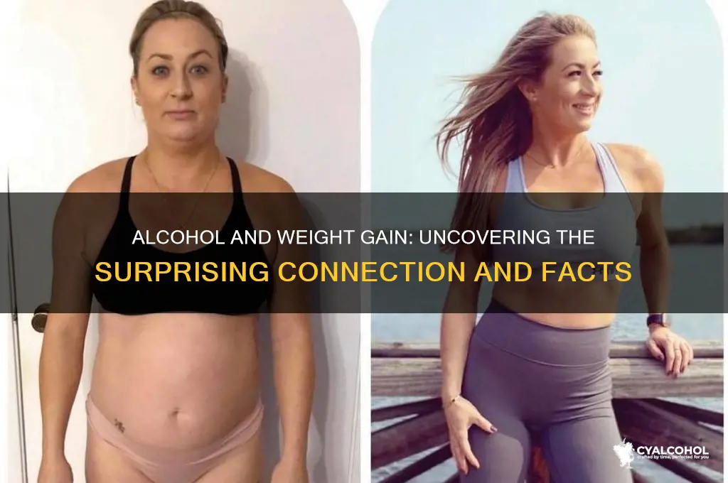 does alcohol gain weight