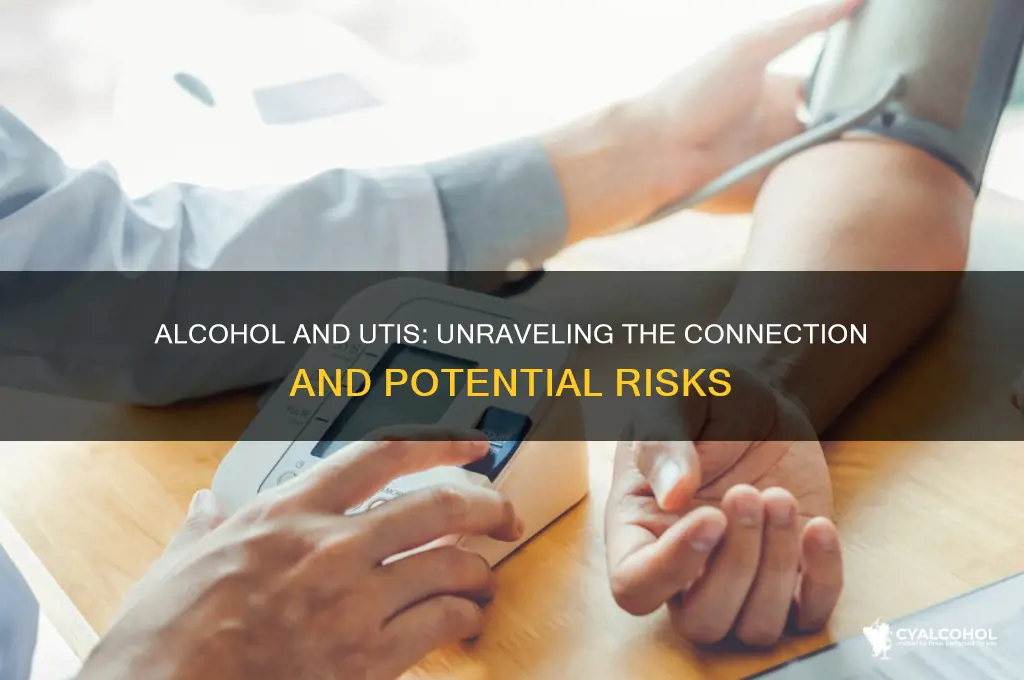 does alcohol give you a uti