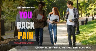 Alcohol and Back Pain: Uncovering the Surprising Connection and Risks