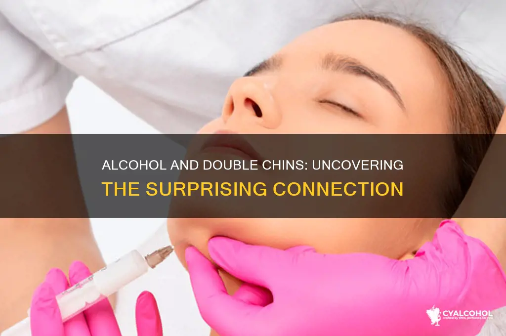 does alcohol give you double chin