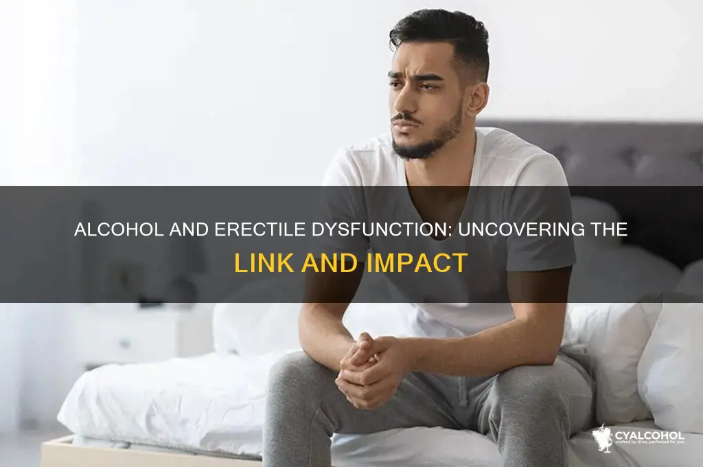 does alcohol give you errection problems