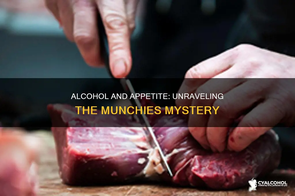 does alcohol give you the munchies