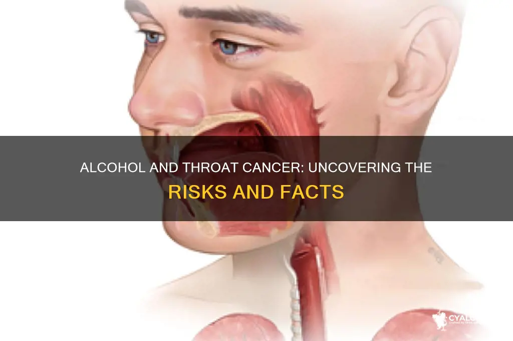 does alcohol give you throat cancer