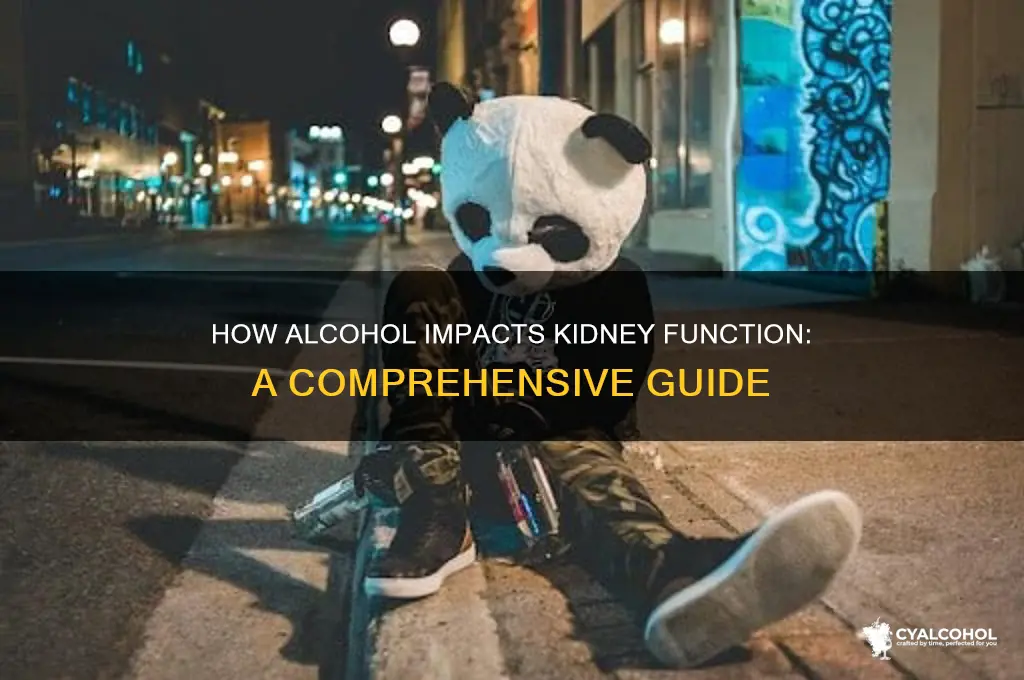 does alcohol go through the kidneys