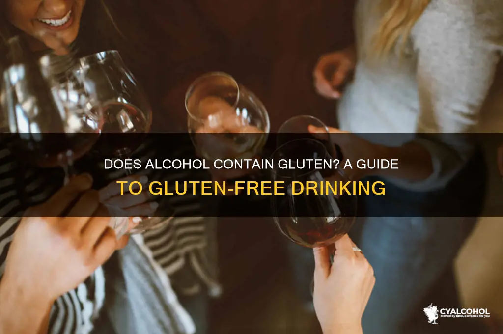 does alcohol has gluten