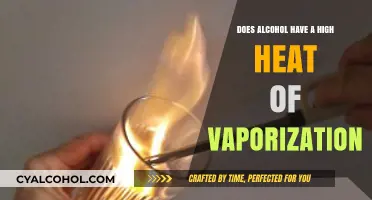 Alcohol's Heat of Vaporization: High or Not? Exploring the Science