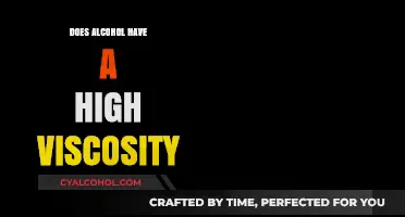 Exploring Alcohol's Viscosity: Is It Truly High or Just a Myth?