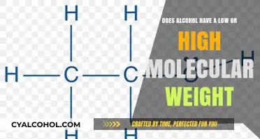 Alcohol's Molecular Weight: Light or Heavy?