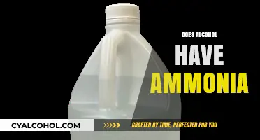 Does Alcohol Contain Ammonia? Uncovering the Truth Behind the Myth
