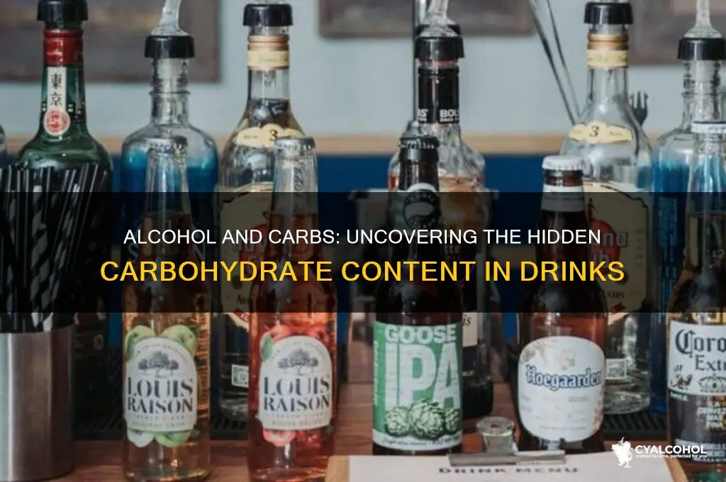 does alcohol have carbohydrates in it