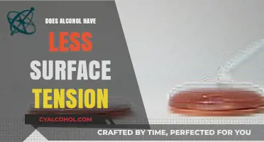 Exploring Alcohol's Surface Tension: Does It Differ from Water?