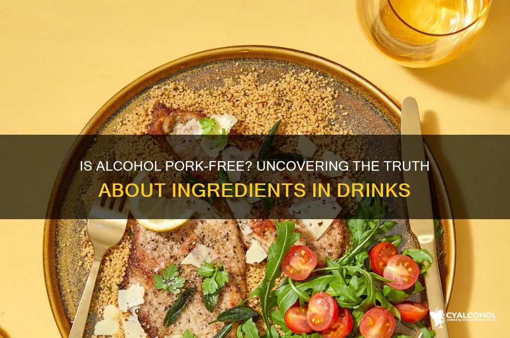 does alcohol have pork in it