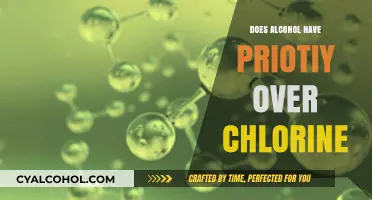 Alcohol vs. Chlorine: Which Reacts First in Organic Chemistry?
