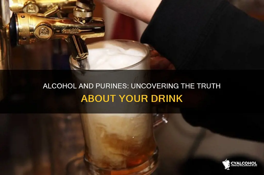 does alcohol have purines