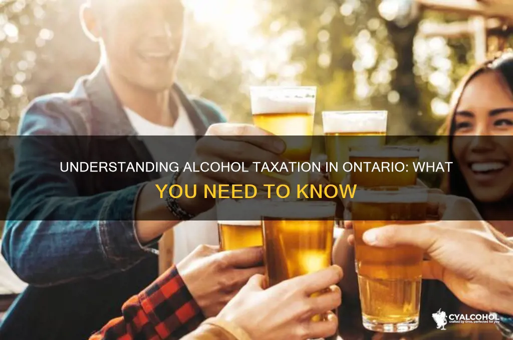 does alcohol have tax in ontario