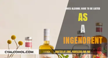 Alcohol Ingredient Listing: When and Why It's Necessary