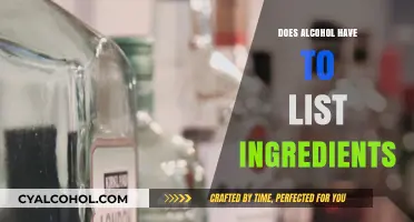 Does Alcohol Require Ingredient Labeling? Uncovering the Truth Behind Your Drink