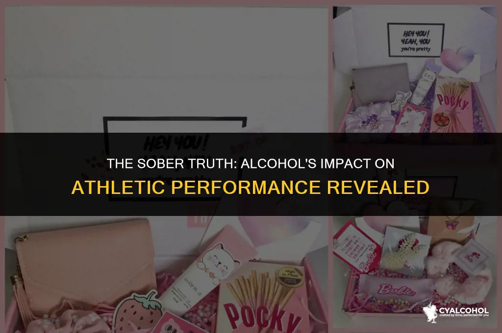 does alcohol hurt athletic performance