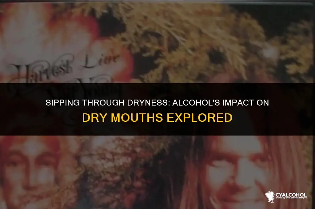 does alcohol hurt dry mouths