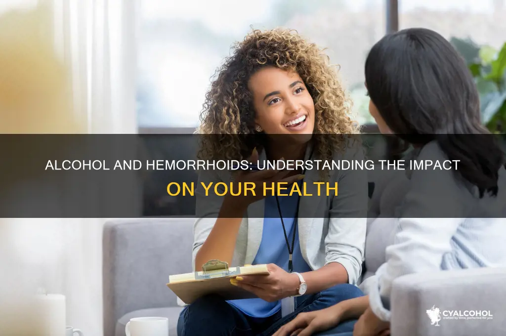 does alcohol hurt hemorrhoids