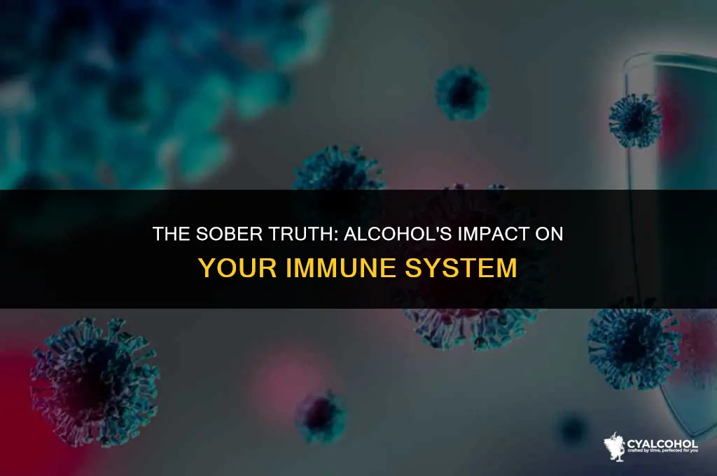 does alcohol hurt immune system
