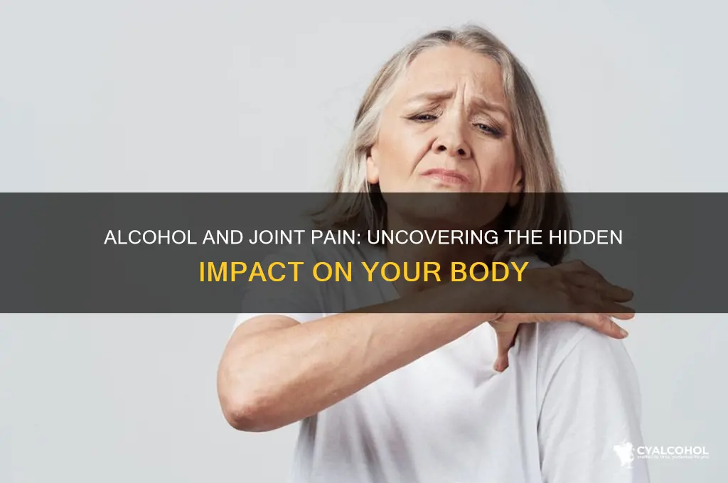 does alcohol hurt joints