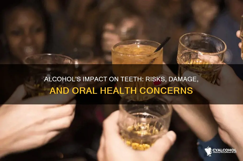 does alcohol hurt teeth
