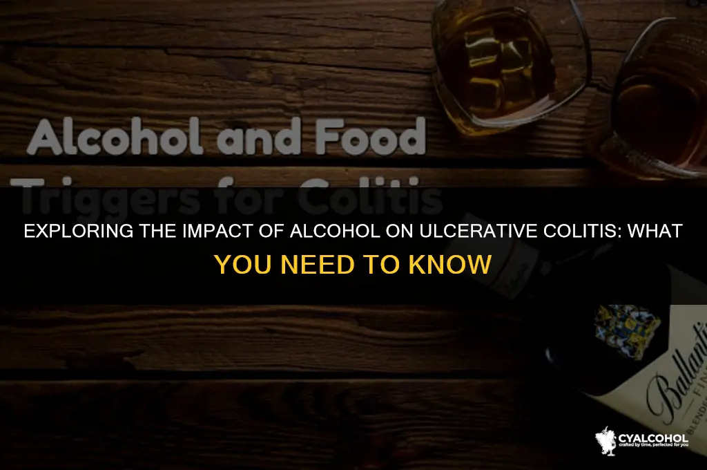does alcohol hurt ulcerative colitis