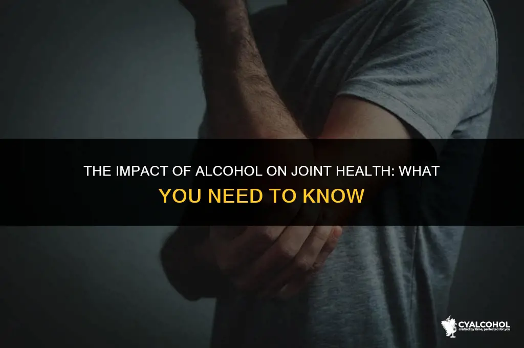 does alcohol hurt your joints