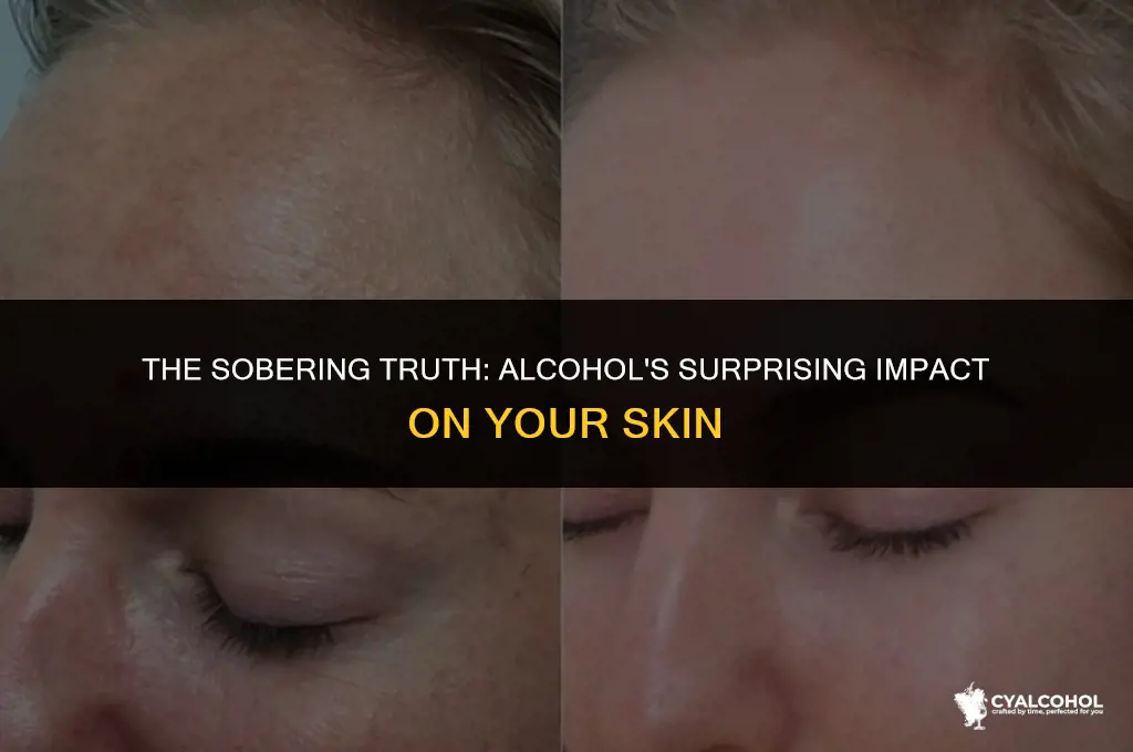 does alcohol hurt your skin