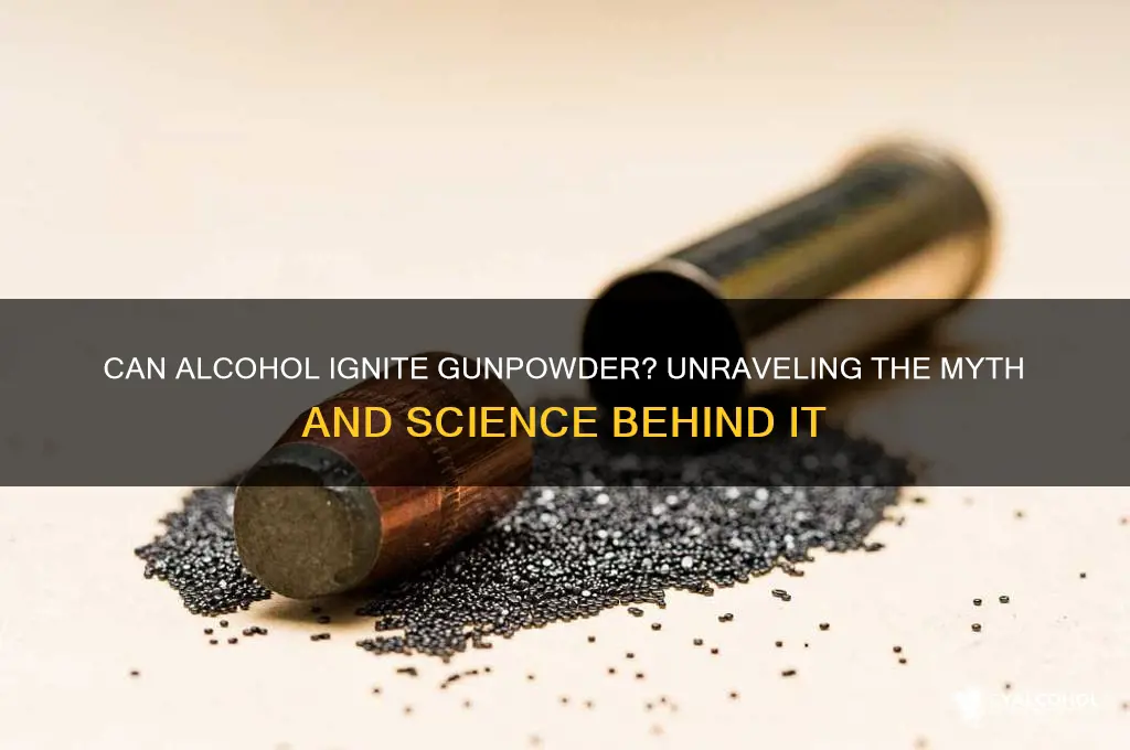 Can Alcohol Ignite Gunpowder? Unraveling The Myth And Science Behind It ...
