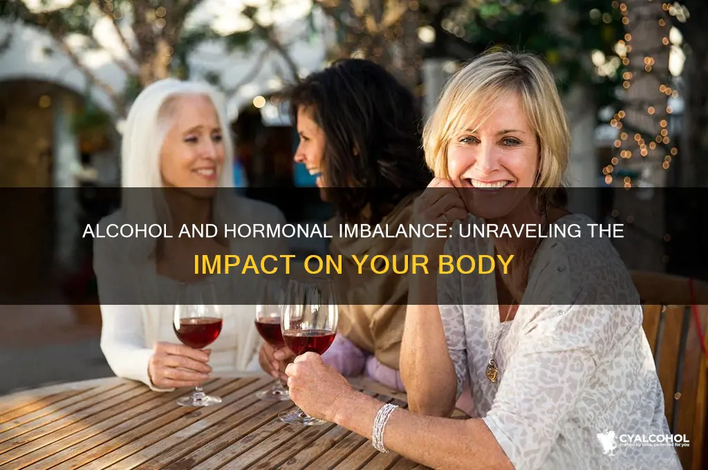 does alcohol imbalance hormones