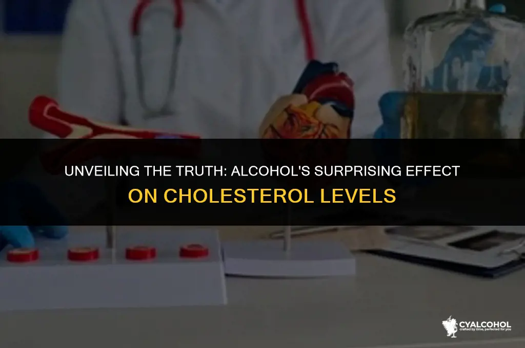 does alcohol impact cholesterol levels