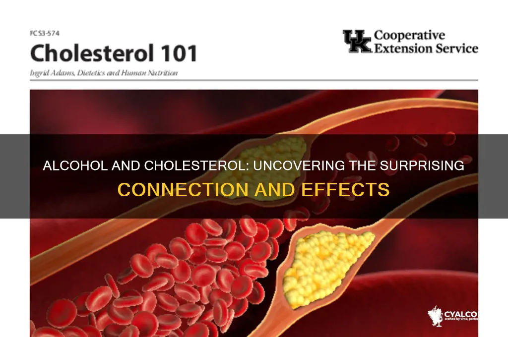 does alcohol impact cholestrol