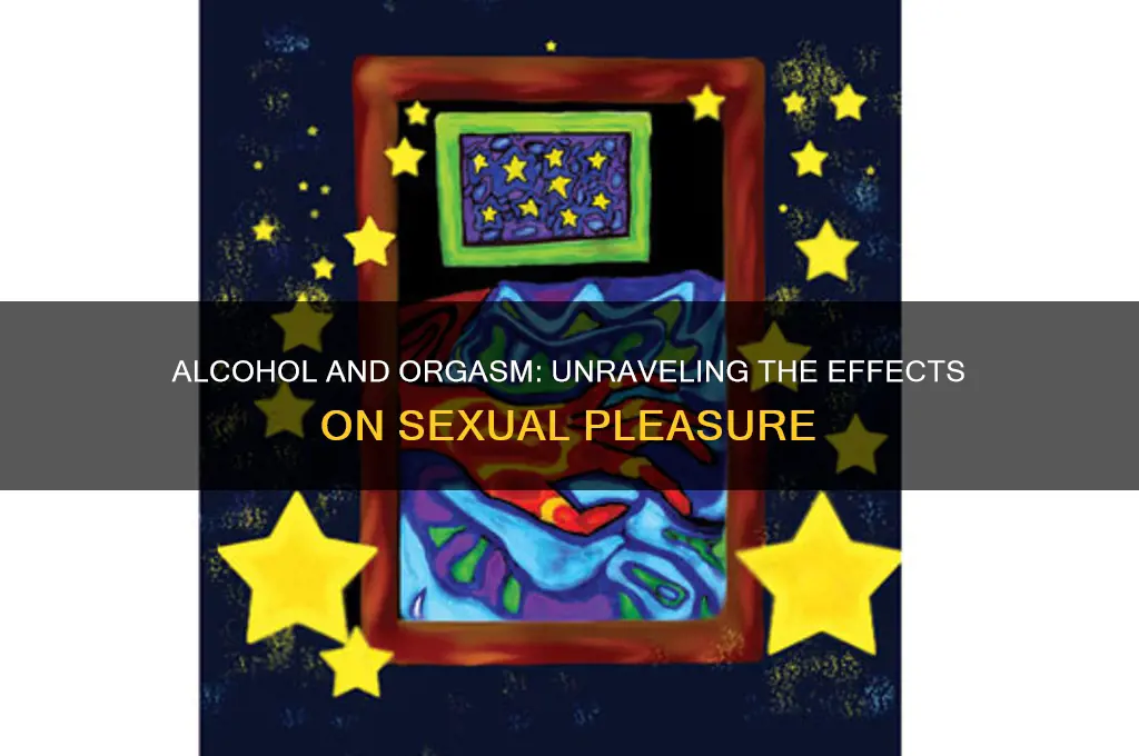 does alcohol impact orgasm