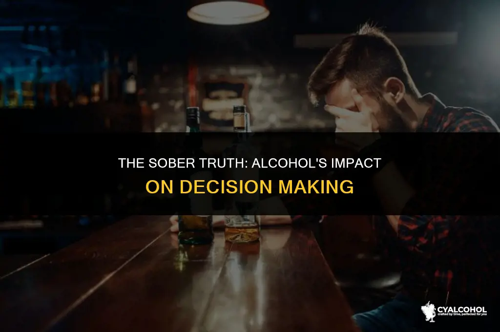 does alcohol impair decision making