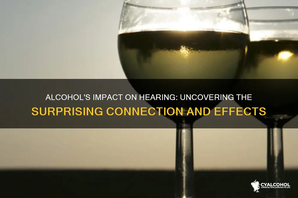 does alcohol impair hearing
