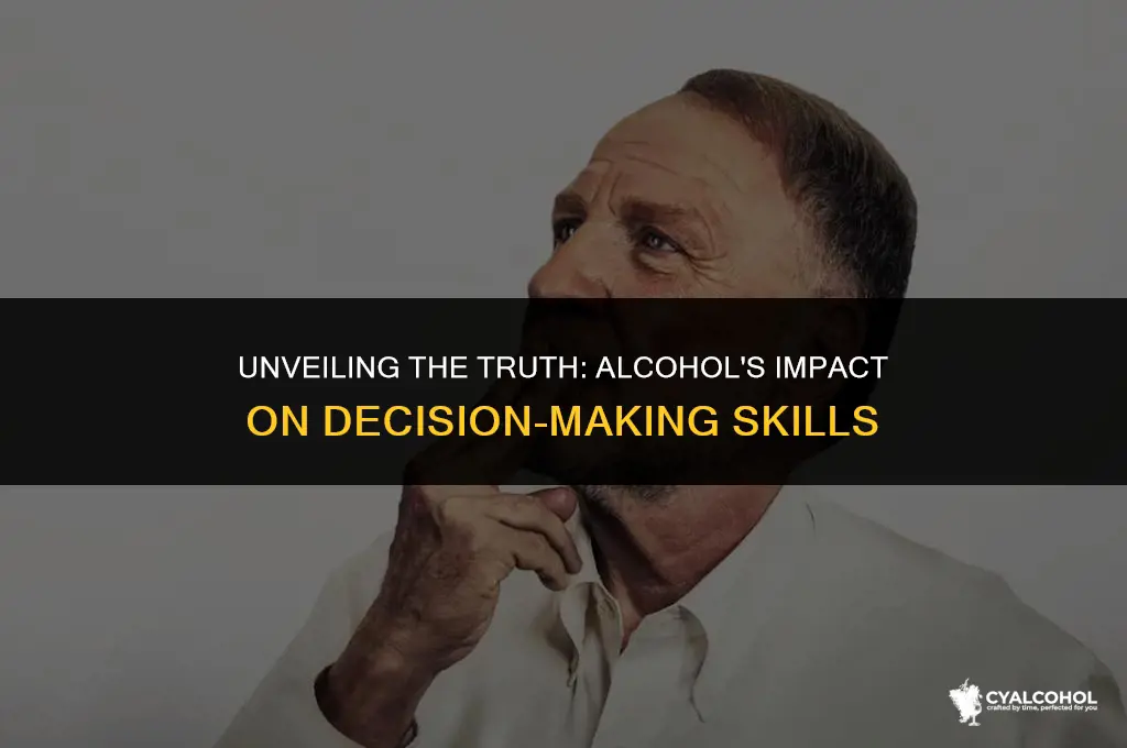 does alcohol impair your judgement