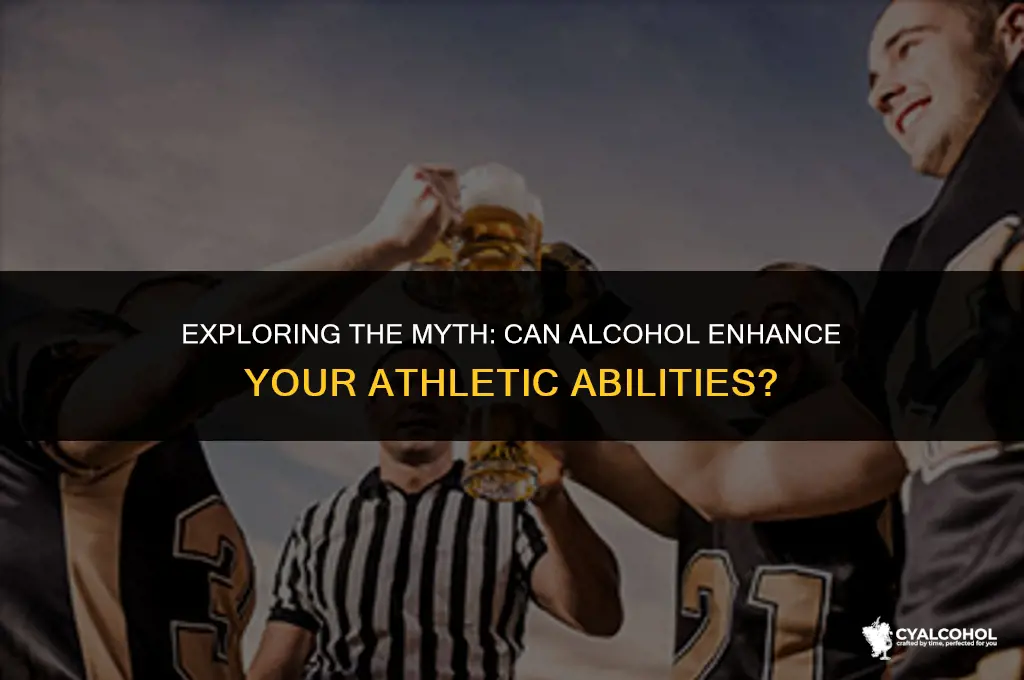 does alcohol improve athletic performance