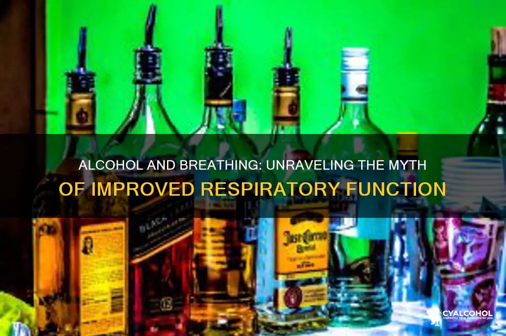 does alcohol improve breathing