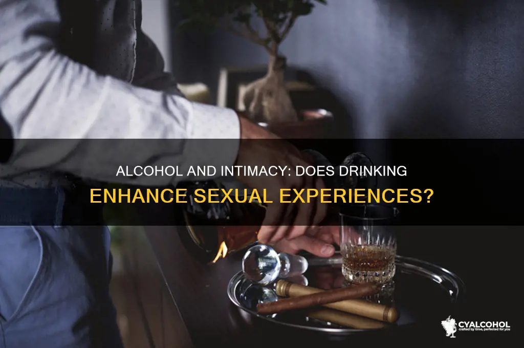 does alcohol improve sex