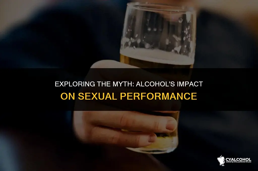 does alcohol improve sexual performance