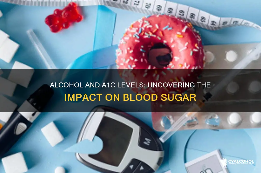 does alcohol increase a1c