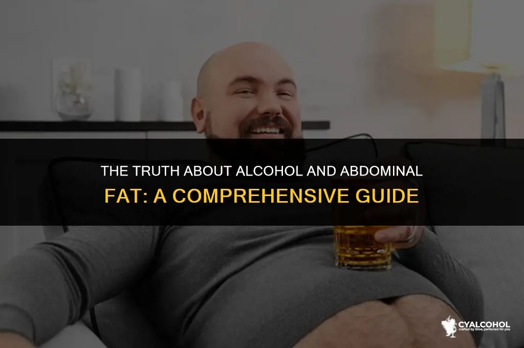 does alcohol increase abdominal fat