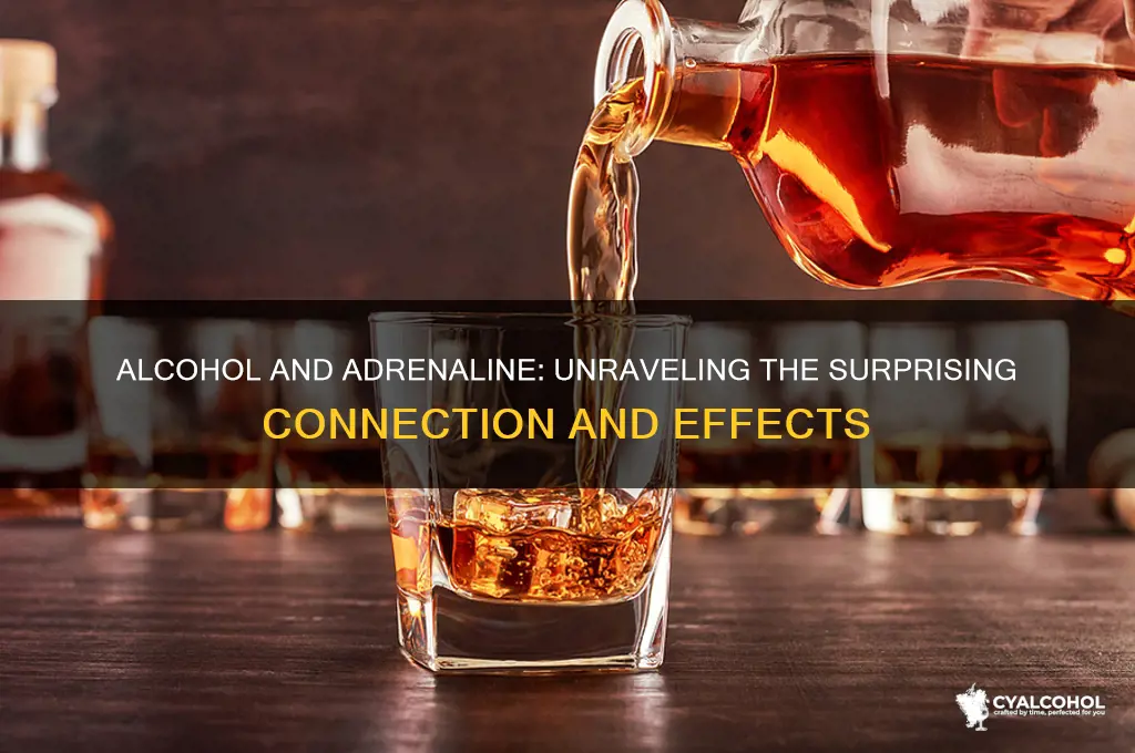 does alcohol increase adrenaline