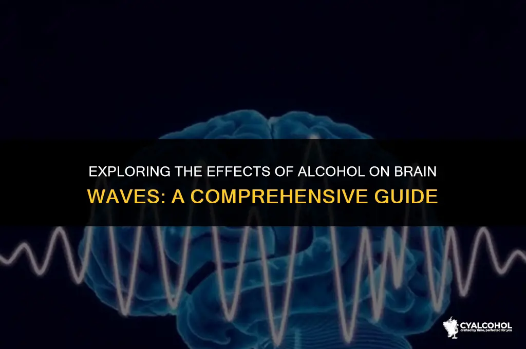 does alcohol increase alpha waves